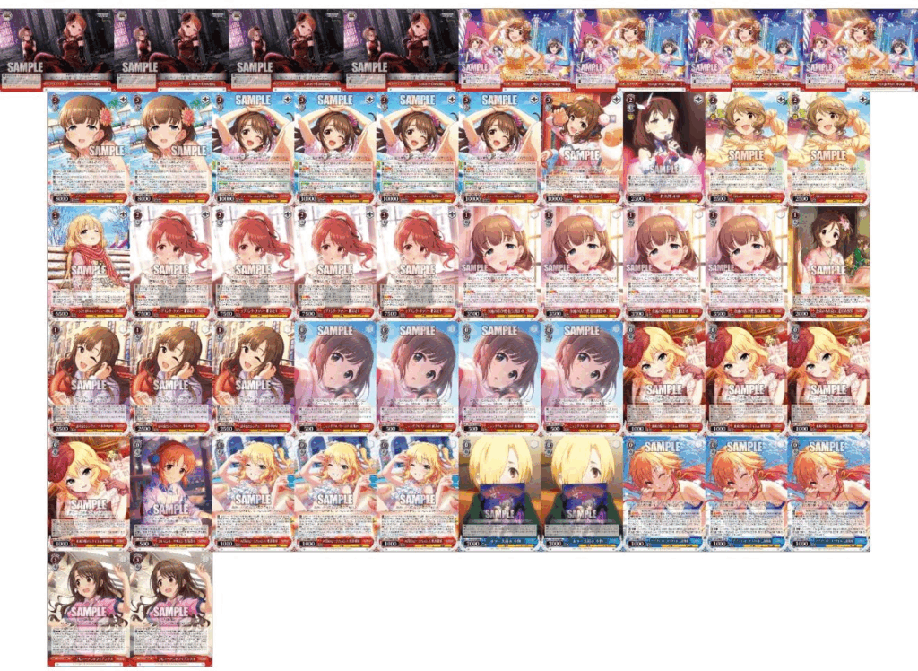 ヴァイス アイドルマスターシンデレラガールズ 青赤デッキ レティシア 
