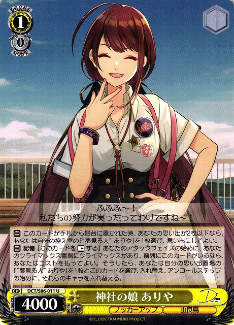 【状態C】神社の娘 ありや(DCT/S86-011)