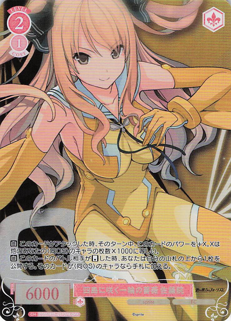 四島に咲く一輪の薔薇 佐藤院(OFR)(OS05/R05-057OFR)