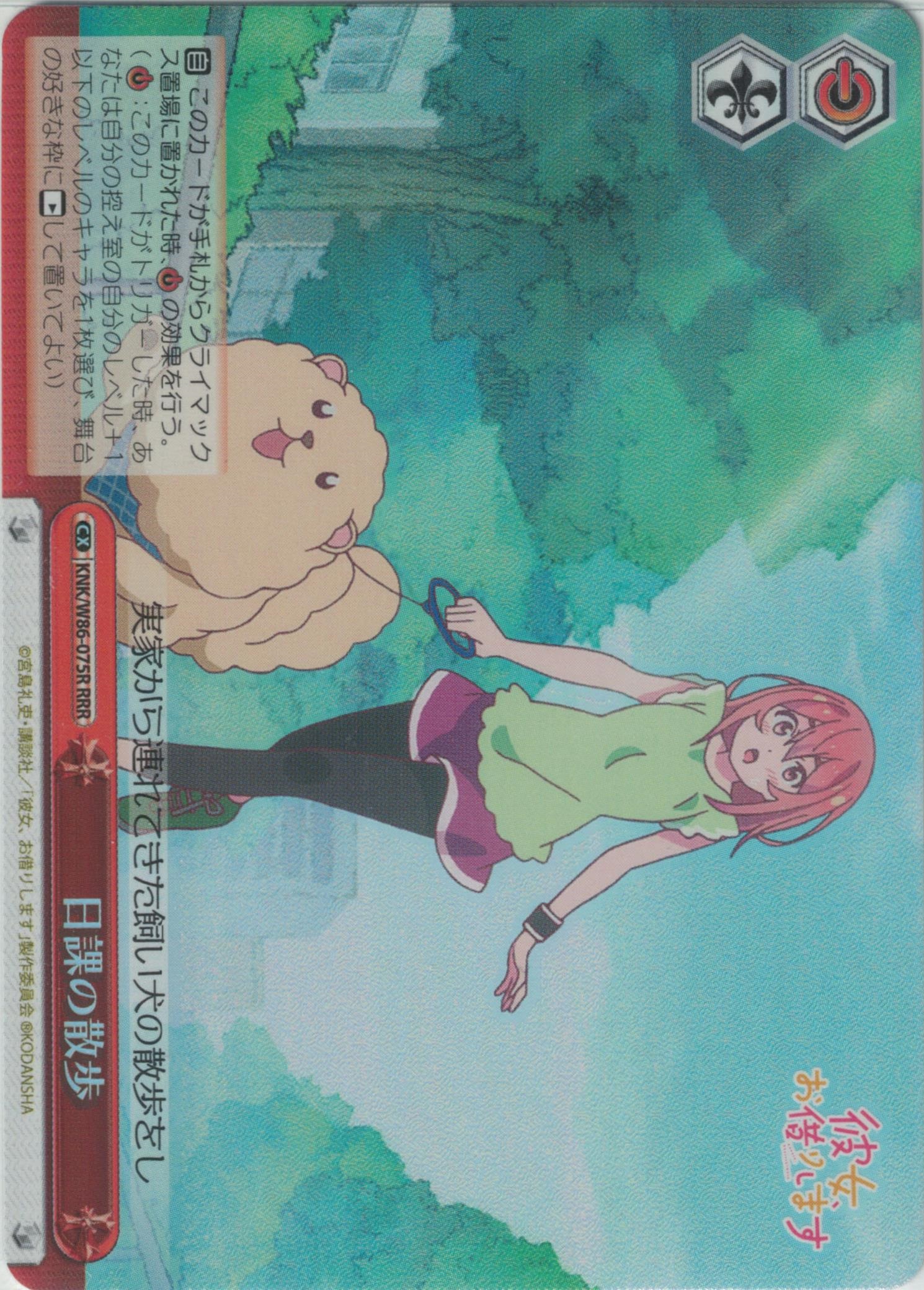 日課の散歩(RRR)(KNK/W86-075R)