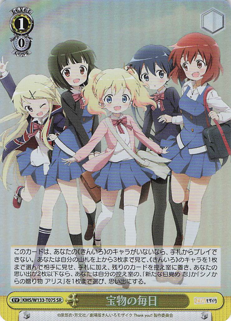 宝物の毎日(SR)(KMS/W133-T07S)