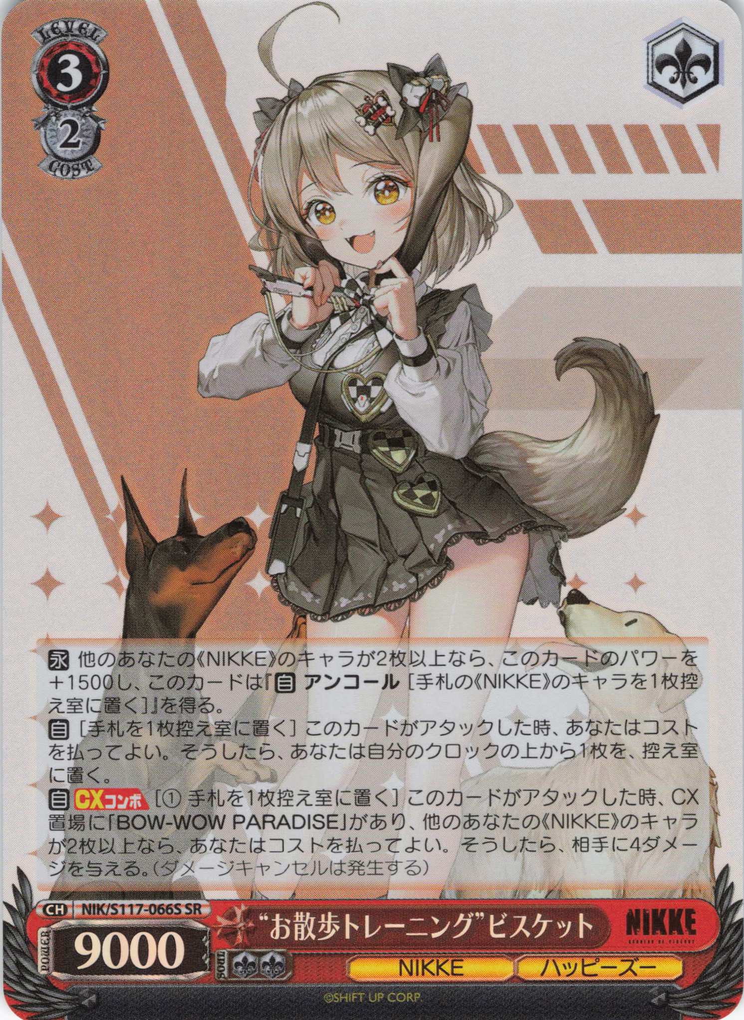 【状態B】“お散歩トレーニング”ビスケット(SR)(NIK/S117-066S)