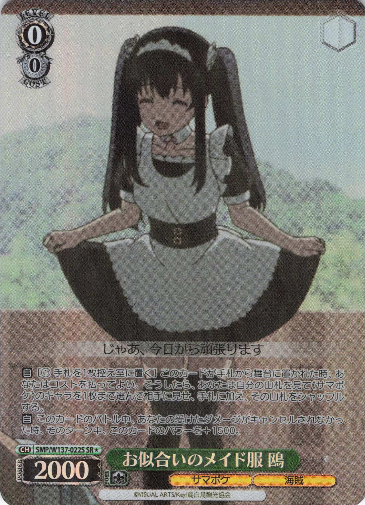 お似合いのメイド服 鴎(SR)(SMP/W137-022S)