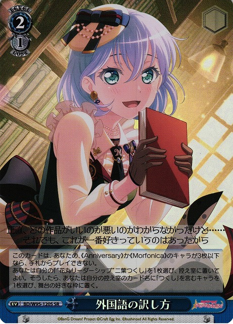 外国語の訳し方(SR)(BD/W95-120S)