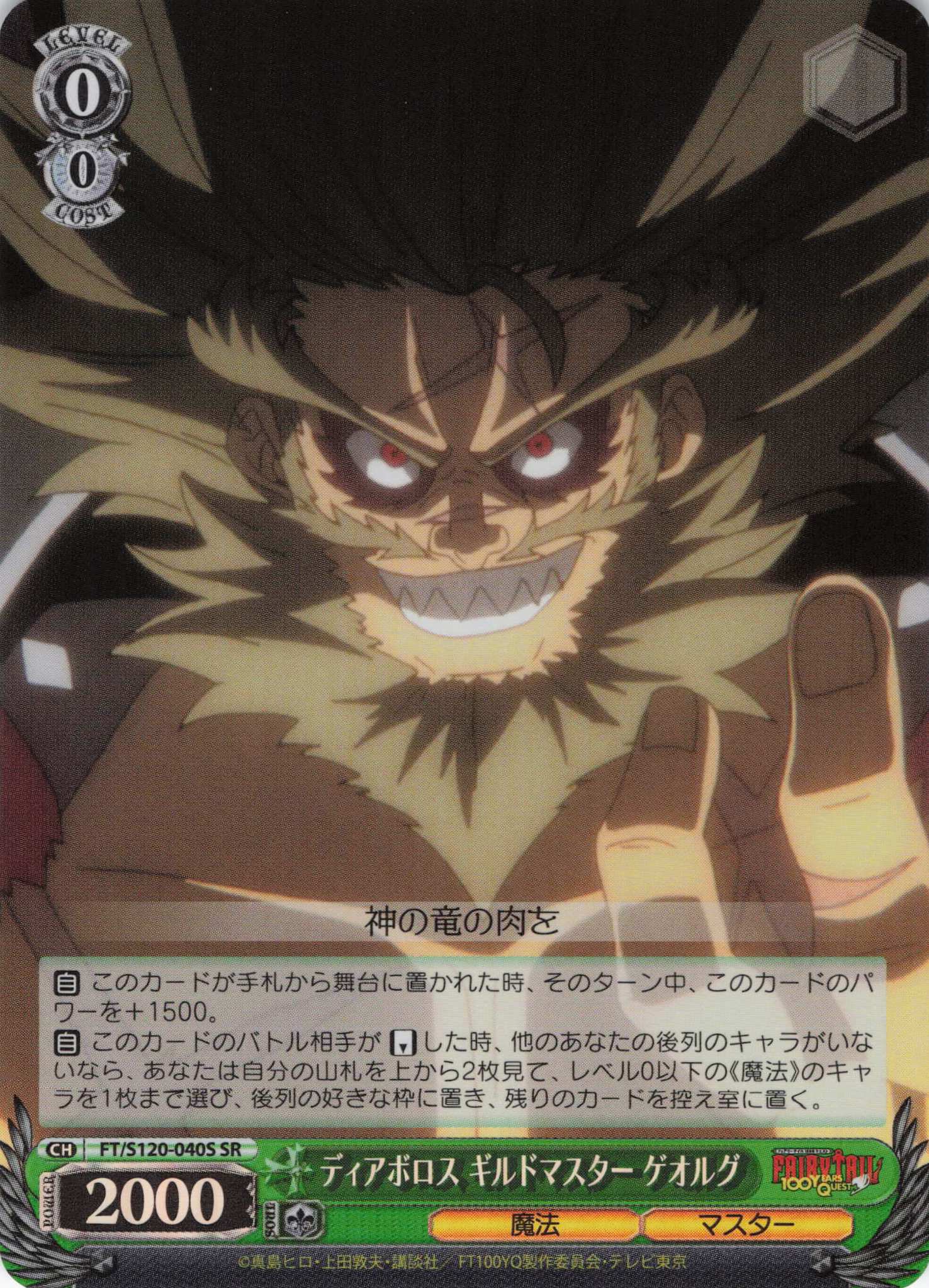 ディアボロス ギルドマスター ゲオルグ(SR)(FT/S120-040S)