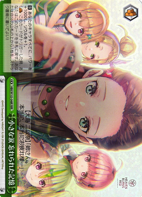 小さな涙 忘れられた記憶(RRR)(HBR/W103-048R)