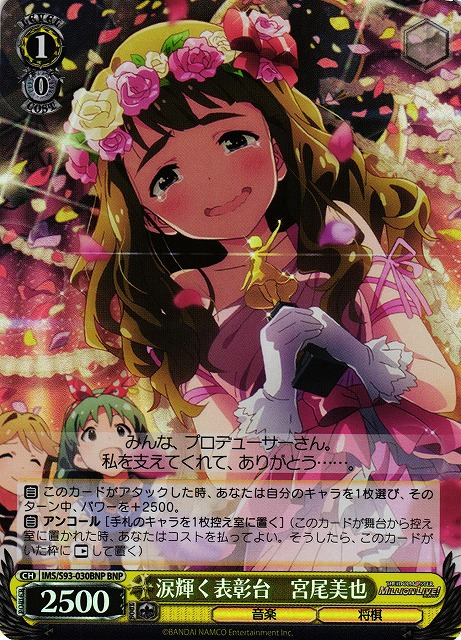 涙輝く表彰台 宮尾美也(BNP)(IMS/S93-030BNP)