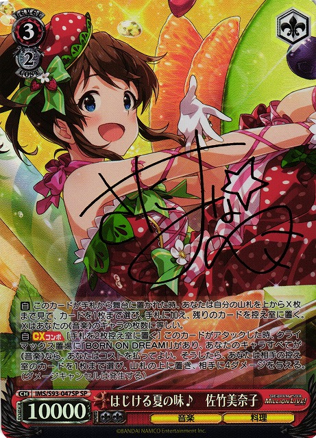 はじける夏の味♪ 佐竹美奈子(SP)(IMS/S93-047SP)