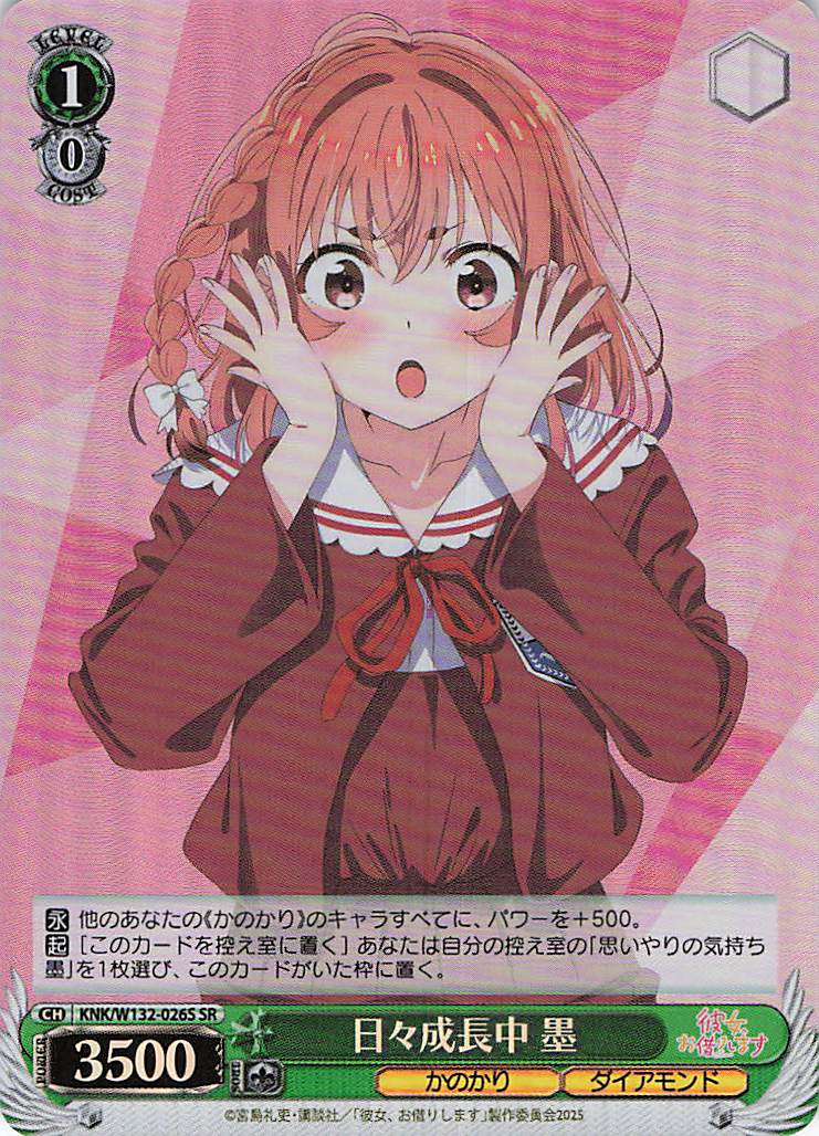日々成長中 墨(SR)(KNK/W132-026S)