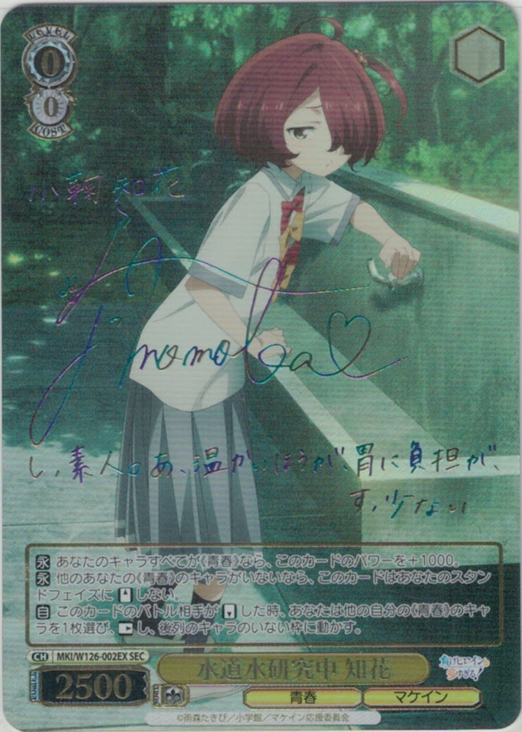 水道水研究中 知花(SEC)(MKI/W126-002EX)