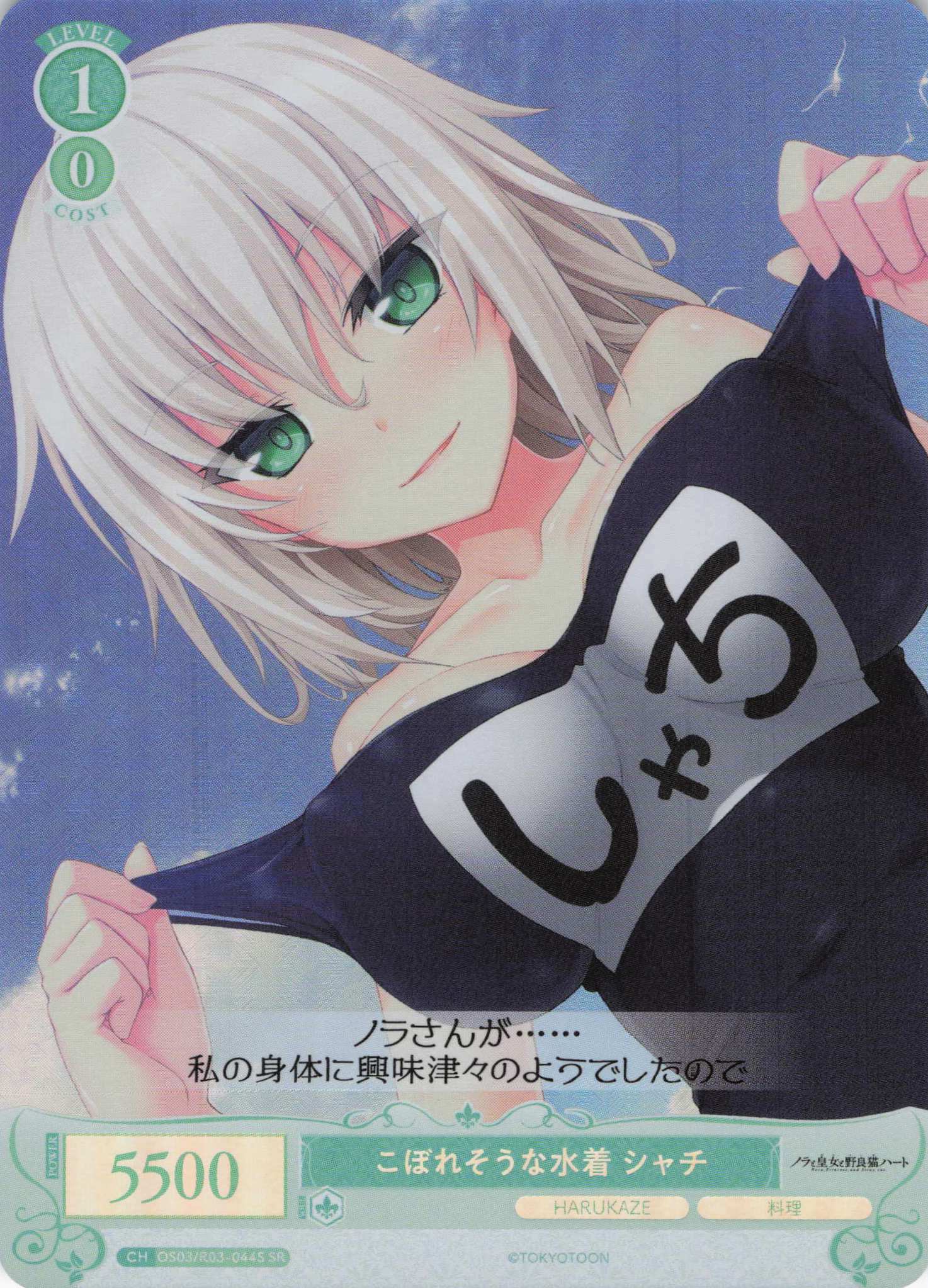 こぼれそうな水着 シャチ(SR)(OS03/R03-044S)