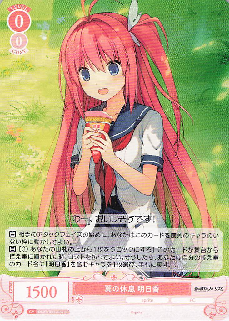 翼の休息 明日香(C)(OS05/R05-062)