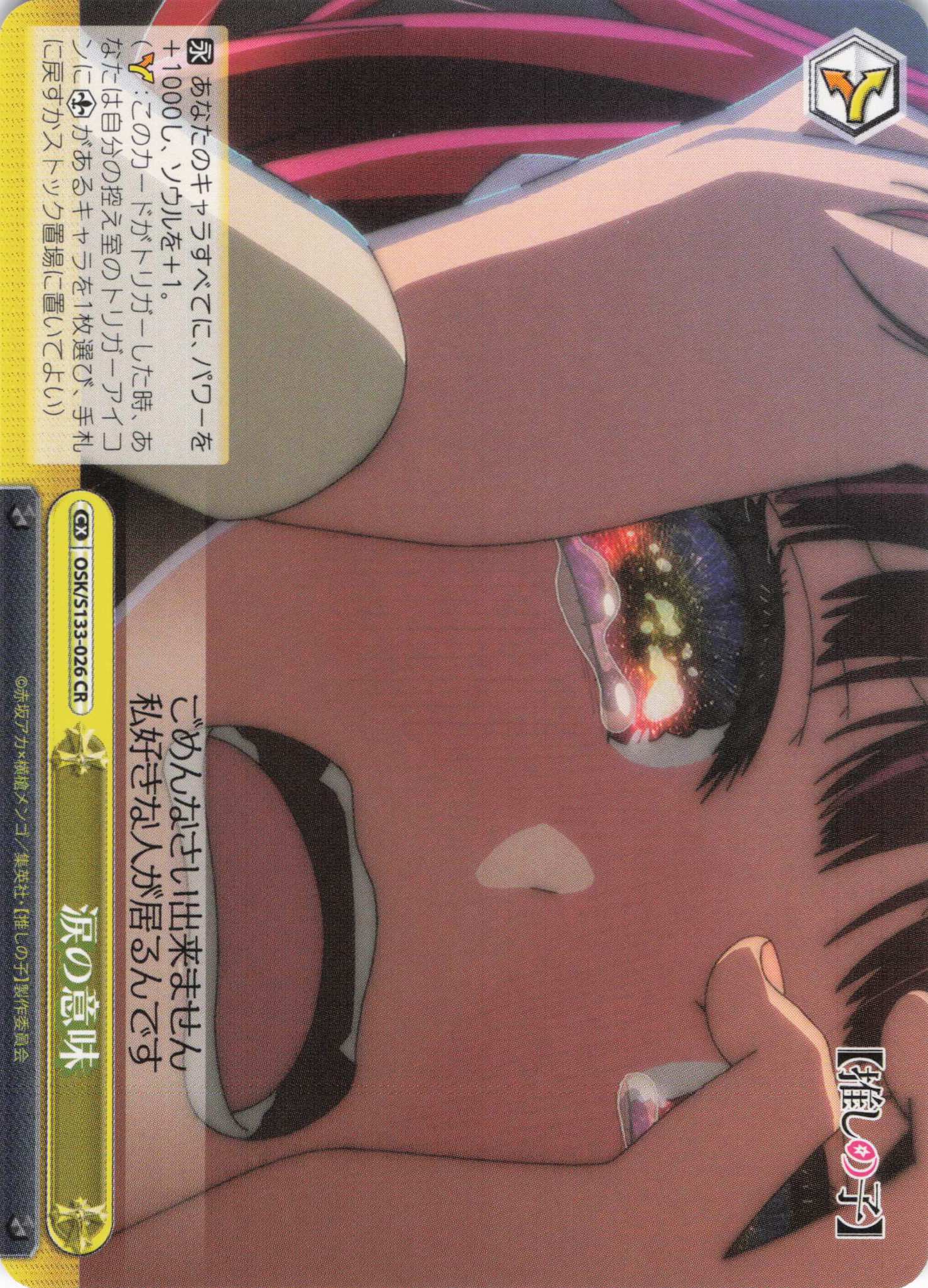涙の意味(CR)(OSK/S133-026)