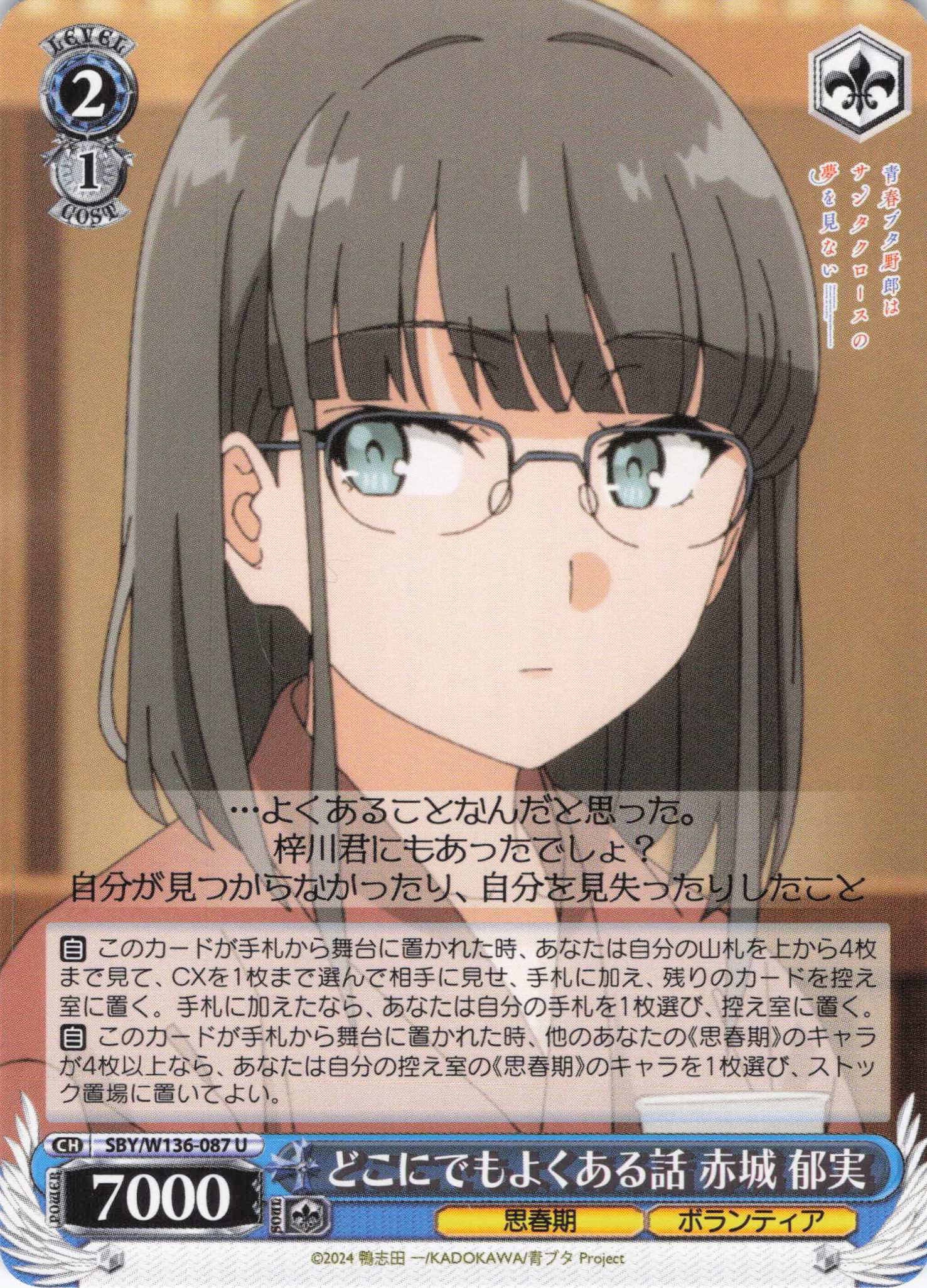 どこにでもよくある話 赤城 郁実(U)(SBY/W136-087)