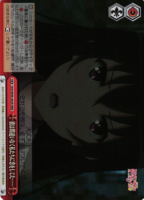 彼は間違いなく私たちに恋をしてた……(RRR)(SHS/W98-083R)