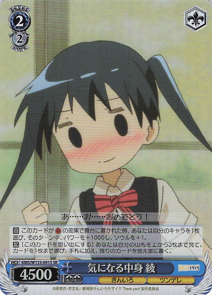 気になる中身 綾(SR)(KMS/W133-091S)