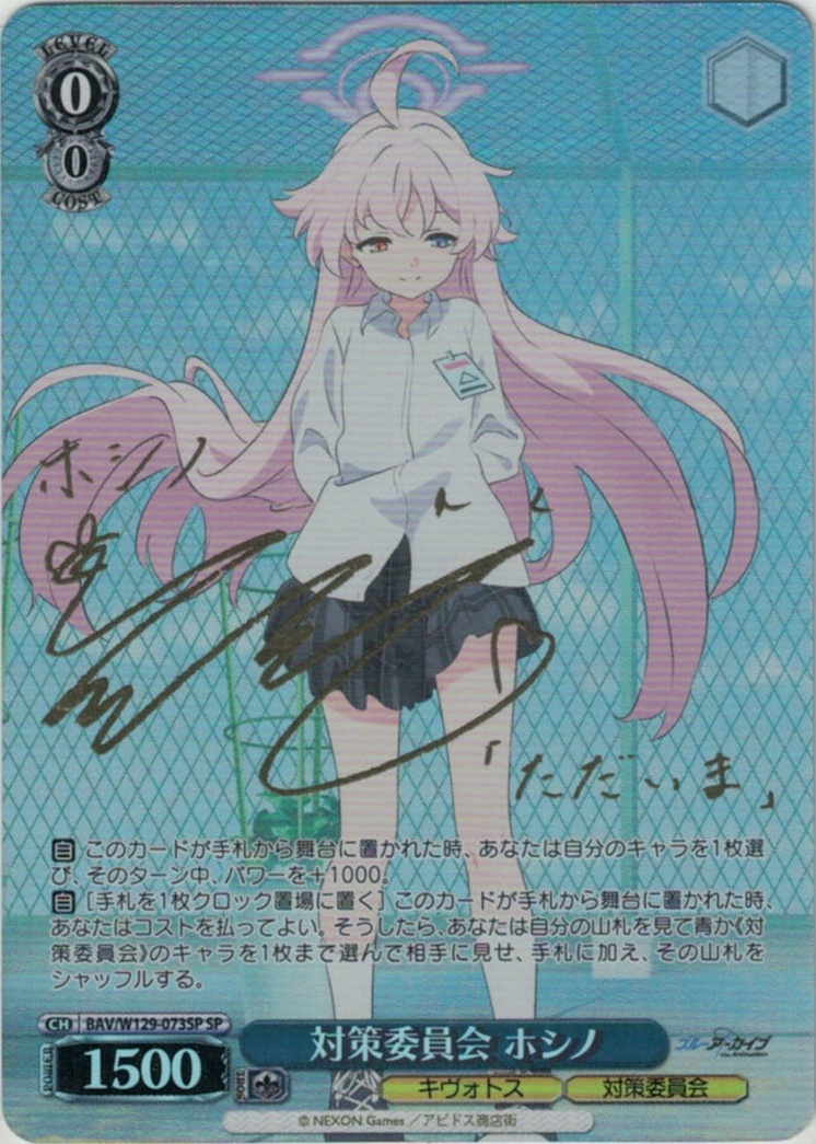 対策委員会 ホシノ(SP)(BAV/W129-073SP)