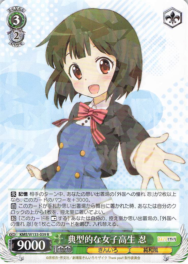 典型的な女子高生 忍(R)(KMS/W133-039)