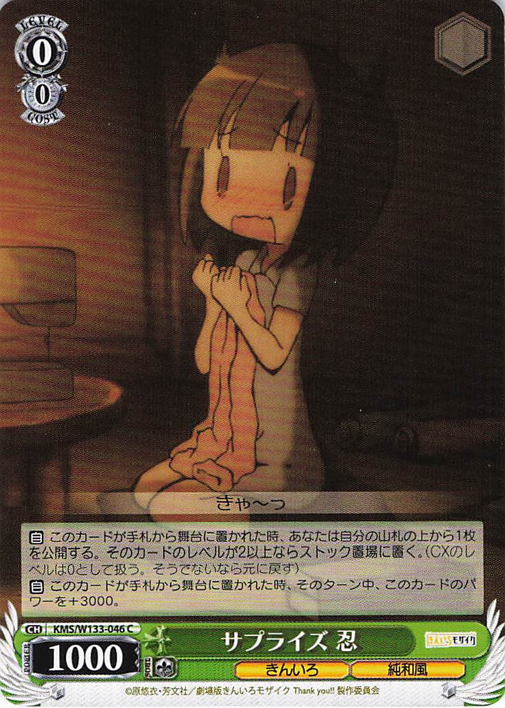 サプライズ 忍(C)(KMS/W133-046)