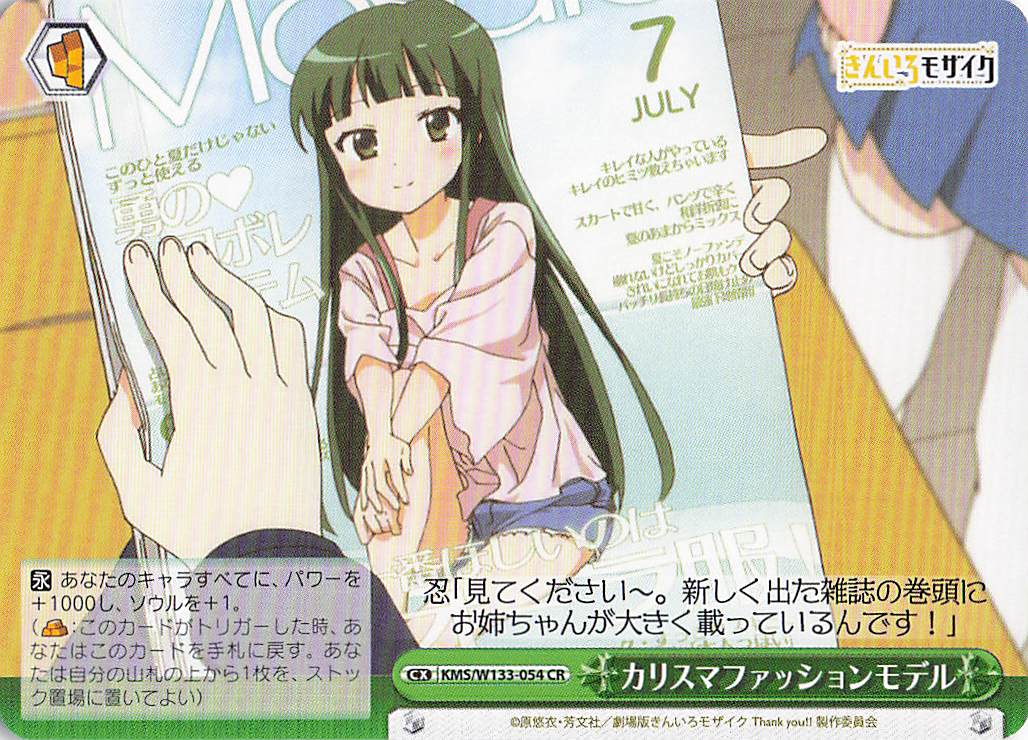 カリスマファッションモデル(CR)(KMS/W133-054)