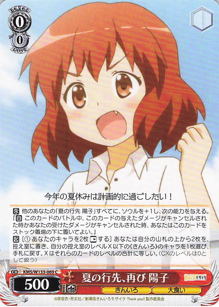 夏の行先、再び 陽子(C)(KMS/W133-069)