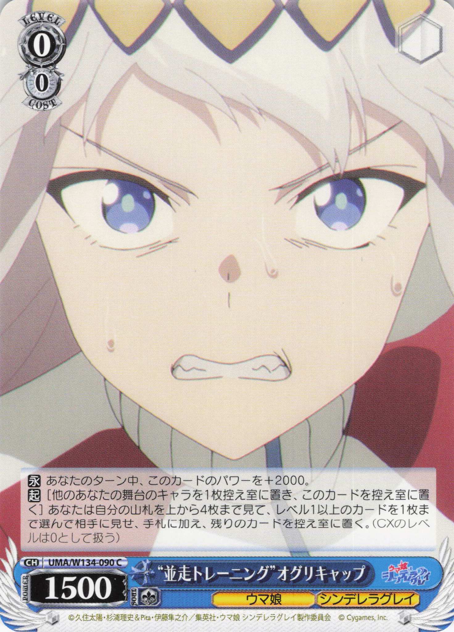 “並走トレーニング”オグリキャップ(C)(UMA/W134-090)