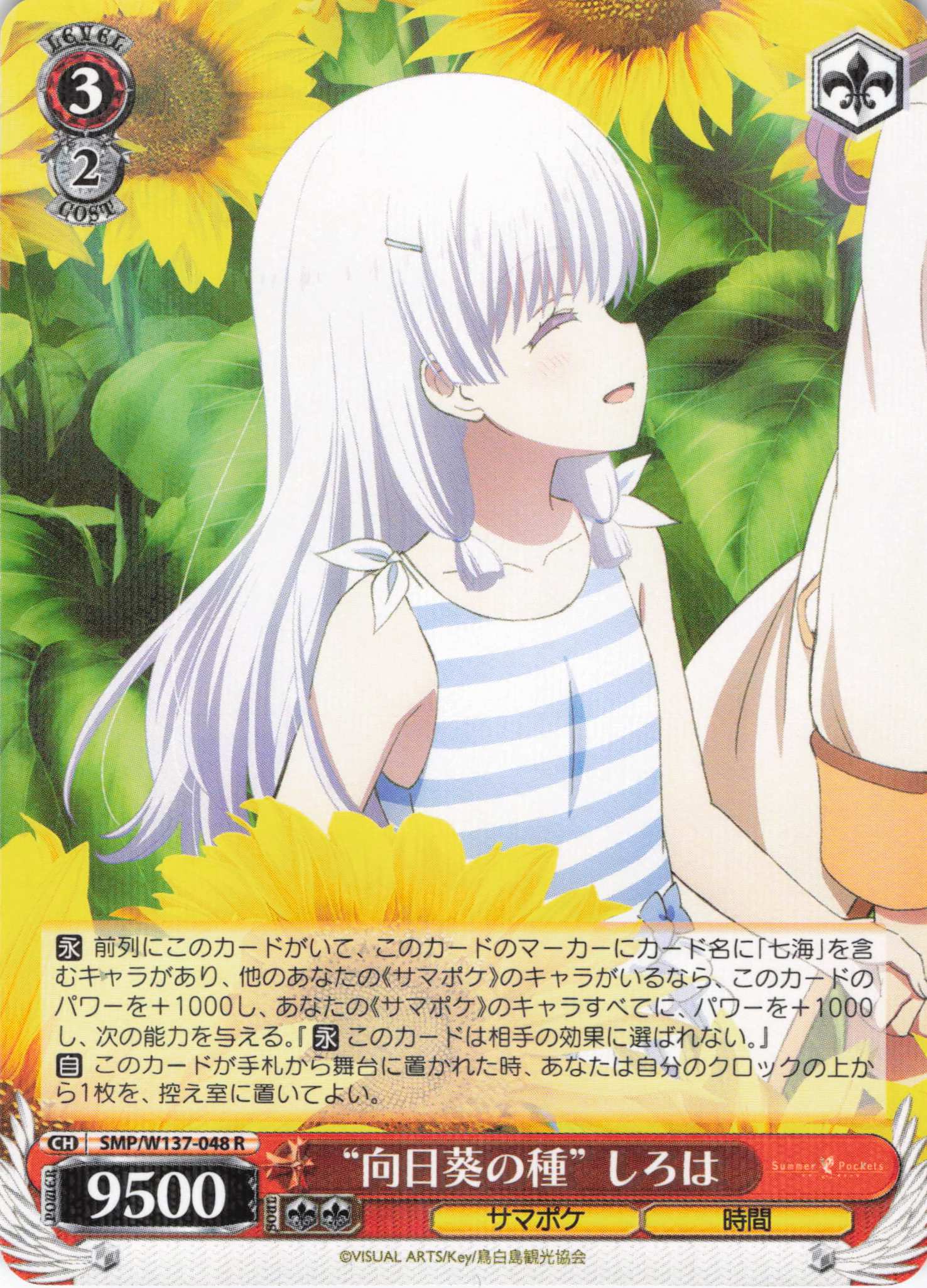 “向日葵の種” しろは(R)(SMP/W137-048)