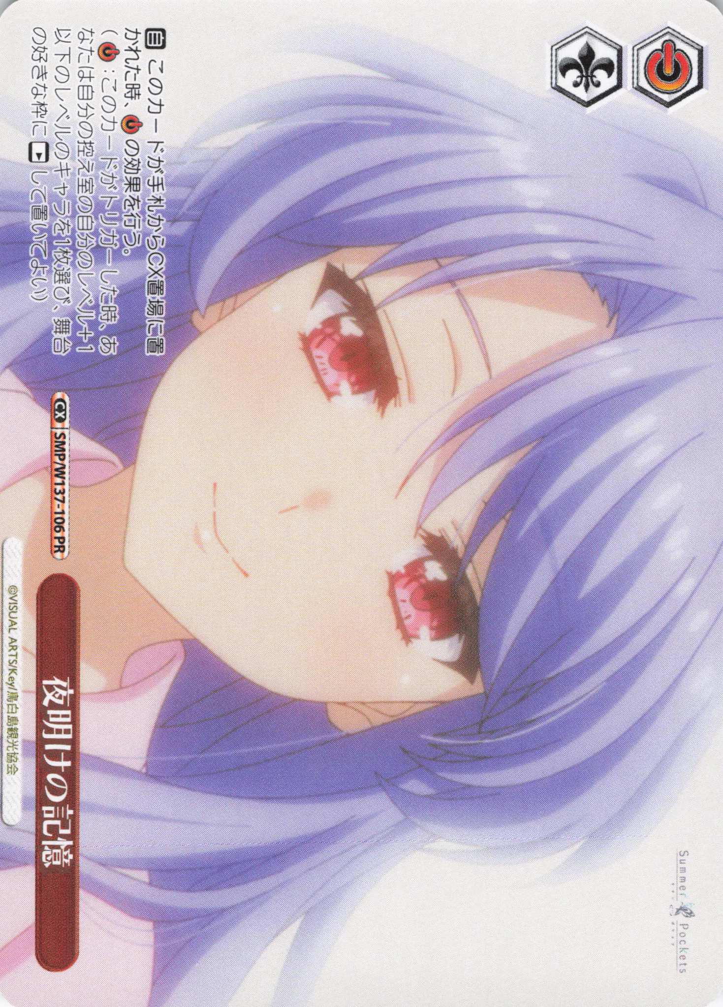 夜明けの記憶(PR)(SMP/W137-106)